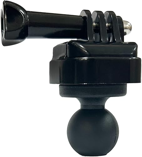 Adaptador de montaje de bola de 1 pulgada para Insta360 con base de liberación rápida para Gopro, compatible con soportes de cabeza de bola RAM