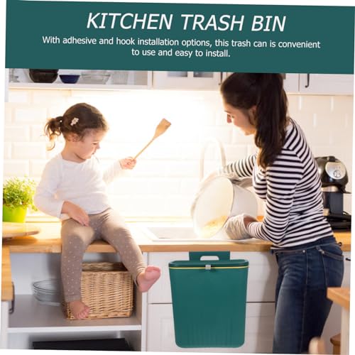 Caneca de basura rectangular para cocina y baño miniatura 7