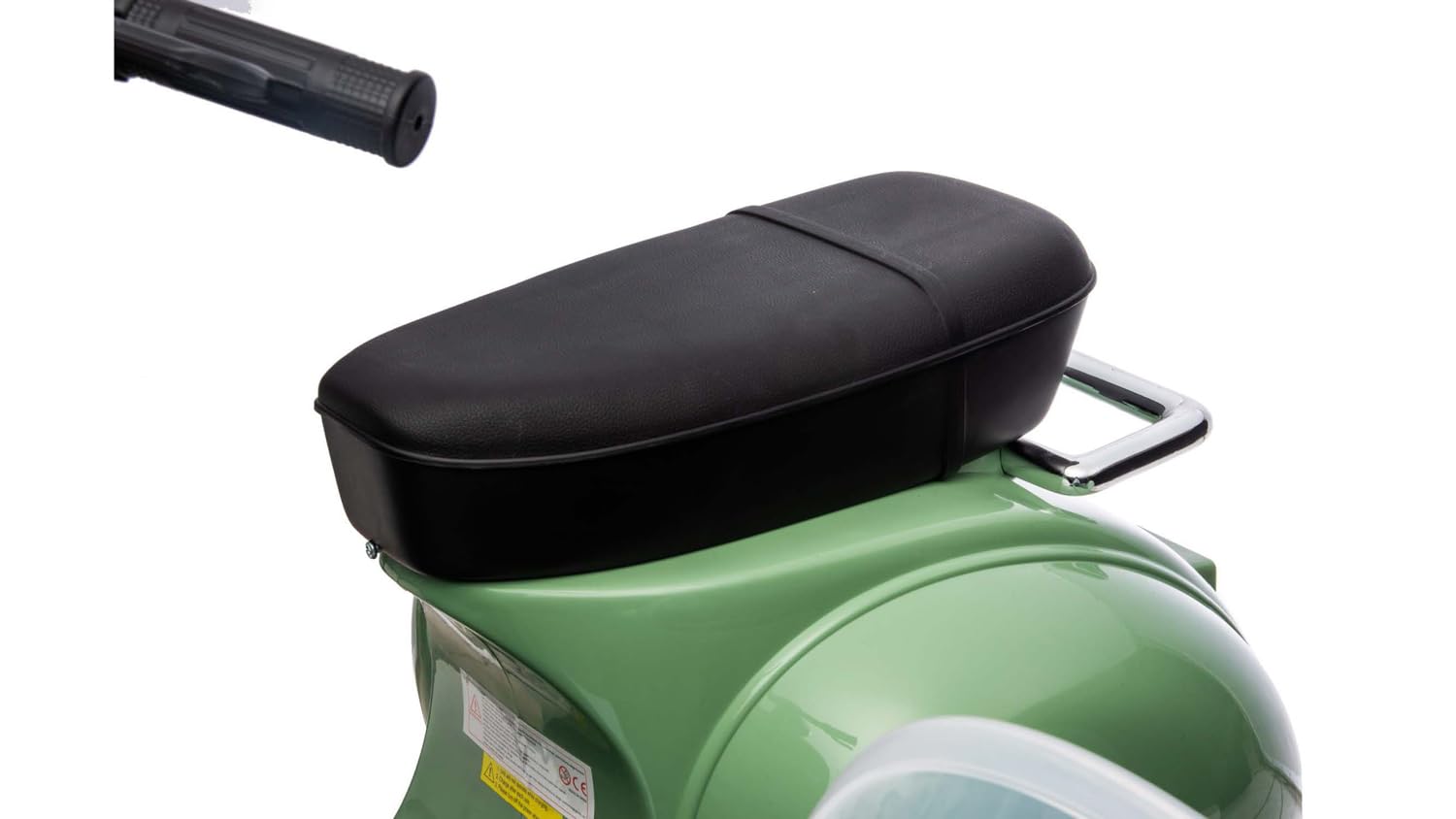 Elektro Kinder Motorrad Vespa 150 VL1T mit Beiwagen 2x35W 12V 7A, Farbe:Blau