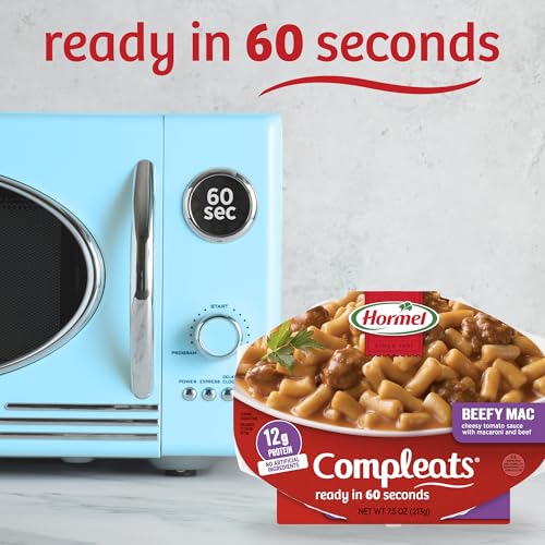 Image of HORMEL COMPLEATS Variety Pack (Pack of 5), 7.5 oz Microwave Tray | Pasta, Rice, and Chicken Dishes- Microwave Meals, Prepared Foods