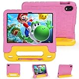 💪🟢【Coque silicone ergonomique + Garantie 2 ans】 Coque intégrale antidérapante, facile à tenir pour les petites mains, avec support intégré pour une utilisation en pose ou en transport. Résistante aux chocs et aux chutes du quotidien, elle protège efficacement la tablette. De plus, elle est anti-éclaboussures. Le boîtier ultra-léger associé à une batterie longue durée permet une utilisation toute la journée, que ce soit pour apprendre ou se divertir. À la maison, en voiture ou en voyage, c’est un compagnon fiable pour les enfants. Nous offrons une garantie de 2 ans – un cadeau idéal pour vos proches.