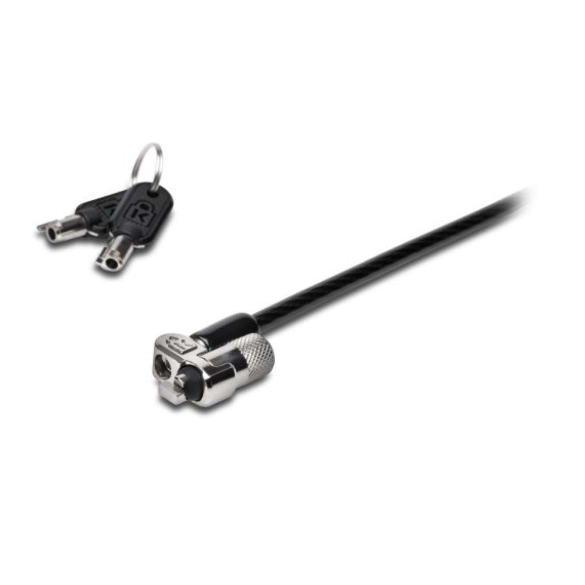 Kensington MicroSaver 2.0 - Cable antirrobo (Negro, Metálico, Llave, Portátil, Barra en T, Carbono, Acero, 1 cm)