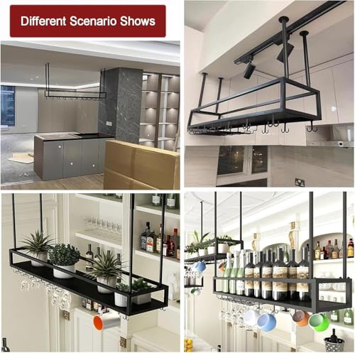 Étagère de rangement suspendue 100cm pour libérer l'espace des petites cuisines. - 7