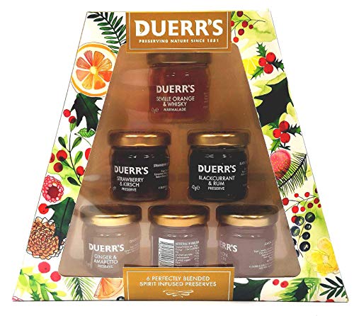 Duerr's Spirit Infused Jams & Marmalades Gift Set - Pack of 6