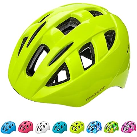 Meteor Kids' Safety Helmet - Yellow Cover