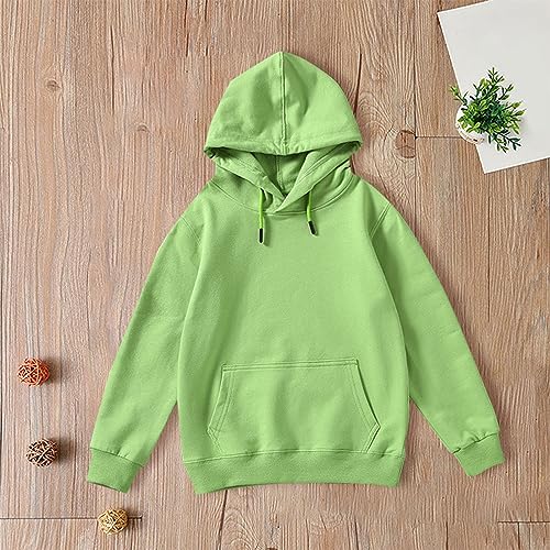 Boys Girls Hooded Pullovers Fleece Lined Long Sleeve Comfortable 𝐇𝐨odies Teen Fall Winter Warm Tops with Poket2