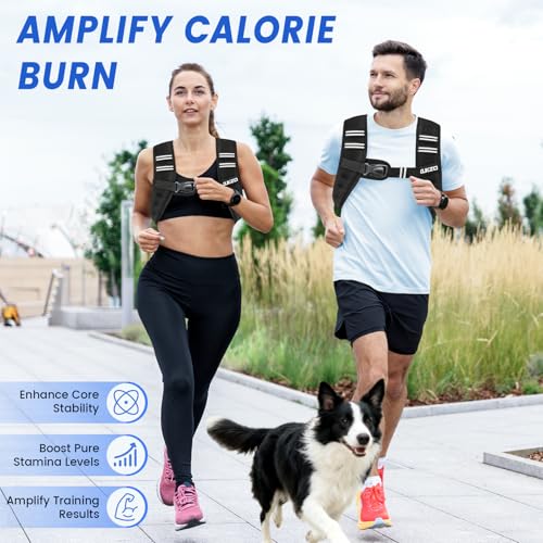 Image of Weighted Vest Woman 6 /8 /12 /16 /20 /25 /30lb Weight Vest for Women Men Body Weight Vests for Walking Strength Training Running Workout Jogging Fitness