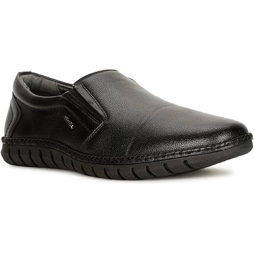 Mens Slip-on Formal Shoes - Black 6 UK