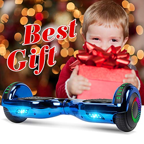 Felimoda 6.5" Hoverboard for Kids and Adult Two-Wheel Self-Balancing Scooter- UL2272 Certificated, withColorful RGB Flash LED Lights - Thumbnail 3