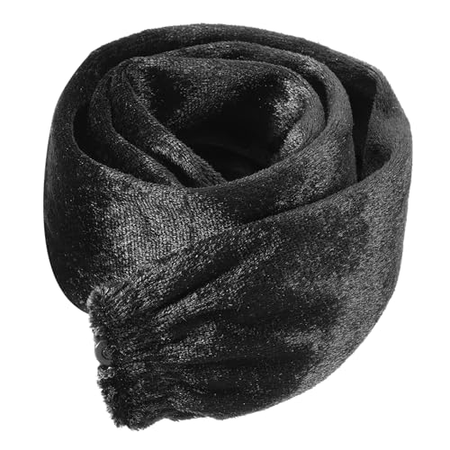 PATIKIL 2ft Lamp Chain Cover, Chain Protective Sleeve Washable with Zipper for Chandelier Lighting Wires Swing Light Fixture, Black