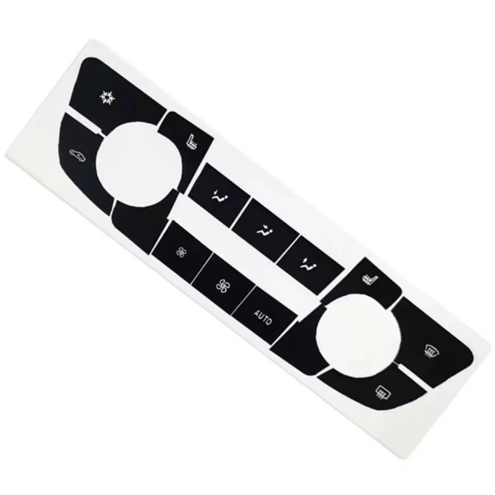 Interior Button Stickers Compatible with Buick for Regal 2008-2013 Car Interior AC Temprature Heating Control Panel Push Button Repair Decals Sticker