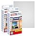 Price comparison product image tesa Insect Stop Comfort for French Windows - 2-Pack - Self-Adhesive Hook and Loop No Drill Fly Screen - in Anthracite, 2X 120 cm x 240 cm