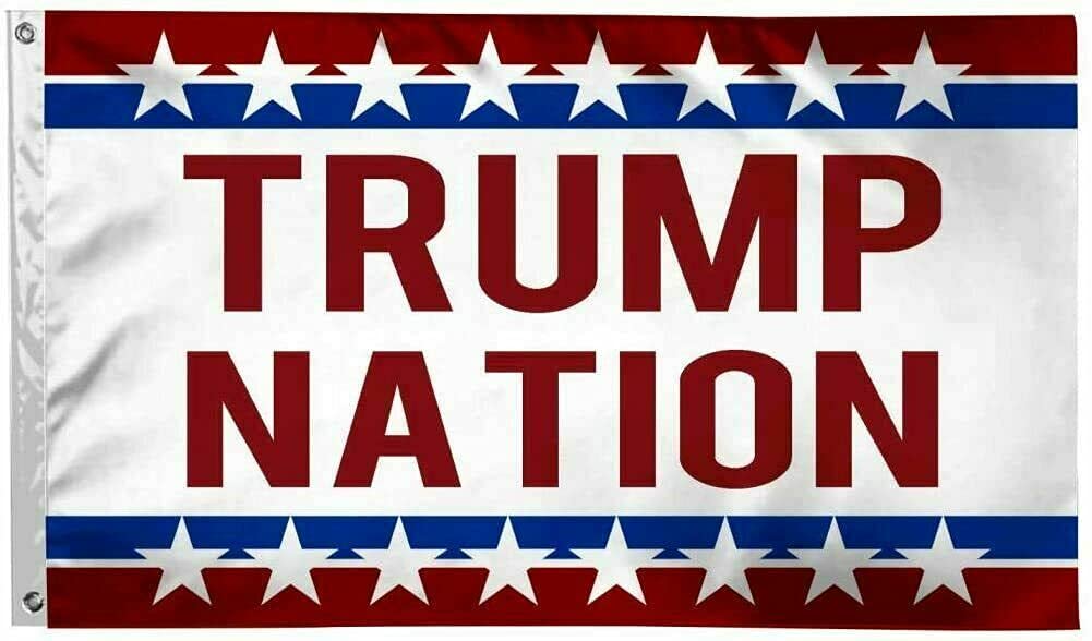 3x5 Trump Country USA Black Premium Flag – 100D Woven Poly Nylon, 2024