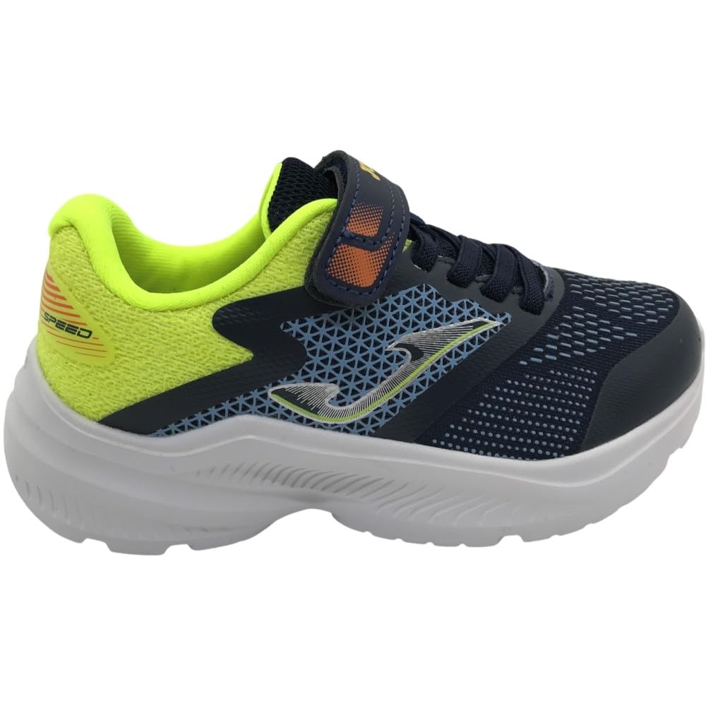 Joma Zapatillas NIÑO Speed 2403. Navy Lemon flúor (29)