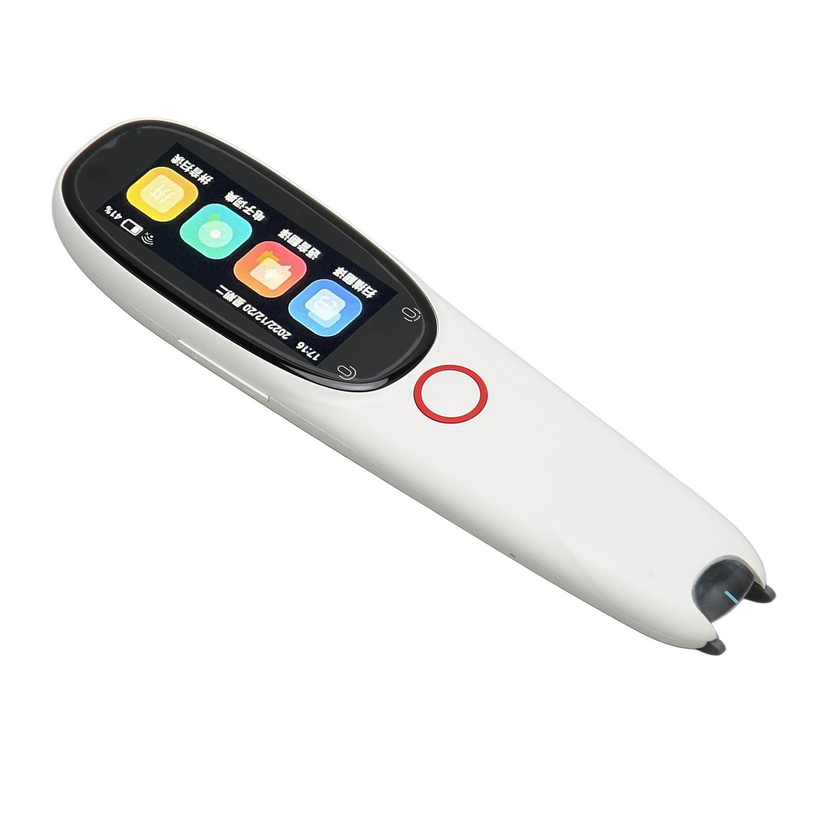 Focket Bolígrafo Escáner, Pantalla Táctil Completa de 3,0 Pulgadas, Dispositivo Traductor de 134 Idiomas, Bolígrafo de Lectura con Conexión Wi Fi para Estudiantes de Negocios