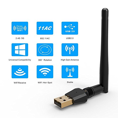 FayTun Adattatori USB WiFi, Mini Wireless WiFi con...