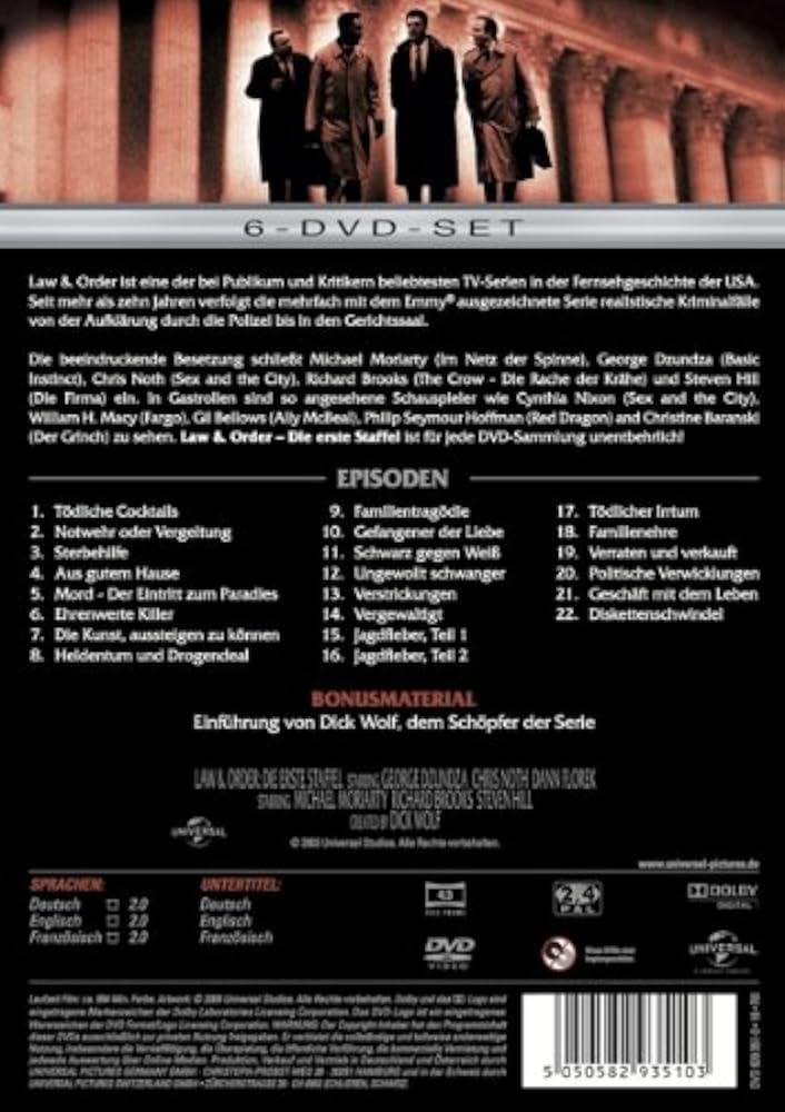 Law & Order: Season 1 / 2. Auflage : Amazon.pl: Płyty DVD i