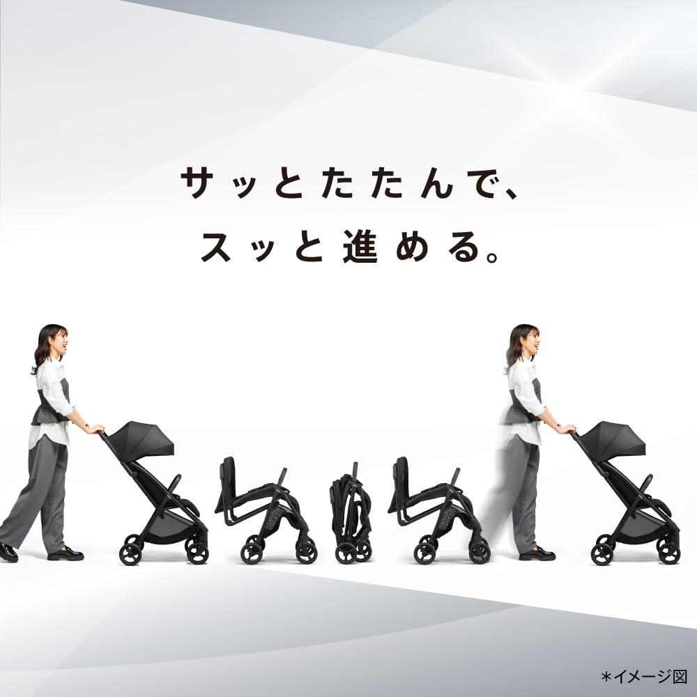 Aprica(アップリカ) B型ベビーカー ヴィット AB (Viit AB) 6か月～48か月まで 4歳まで使えるゆったりシート フォギーグリーン 【2026年モデル】 (2231920) - 4