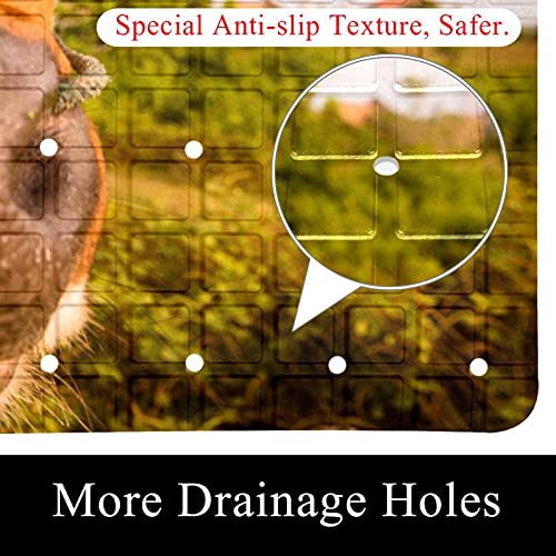 Tapis de bain antidérapant vache pour une douche sécurisée