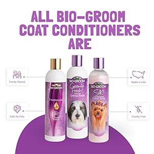 Bio-Groom Groom’n Fresh Dog Conditioner – Scented Dog Bathing Supplies, Puppy Wash, Cat & Dog Grooming Supplies for Sensitive Skin, Cruelty-Free, Made in USA, Tearless Dog Products – 12 fl oz 1-Pack