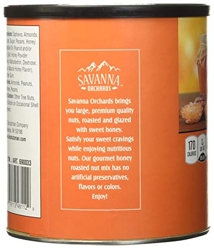 Savanna Orchards Gourmet Honey Roasted Nut Mix, 30 Oz (na)
