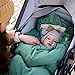 Voksi Explorer Stroller Footmuff, All Natural Wool and Down, Universal Fit, Multi Purpose Use, Designed in Norway, Stroller Bunting Bag (Green)