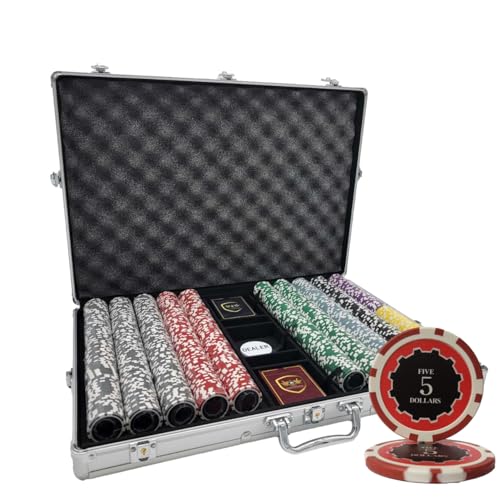 1000 Ct Eclipse Poker Chip Set w/Aluminum Case 14 Gram Chips Custom Build