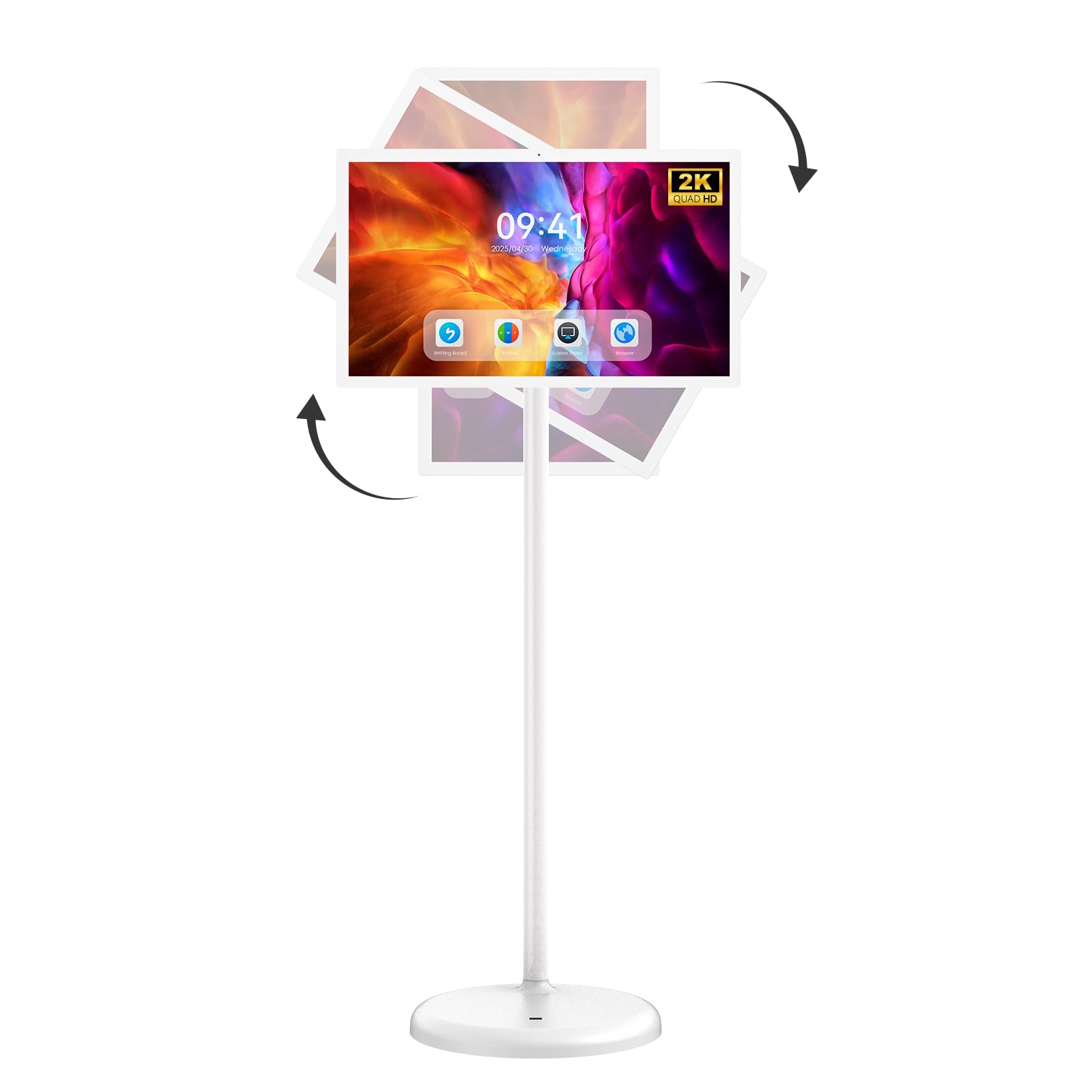 Amazon.com: OHYEAHSPIN 22 Inch Portable TV on Wheels, 2K Smart