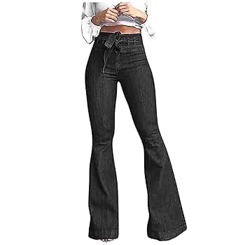 ★2023SS新作★SATUR★Rapallo Flare Denim Pants Amazon.com: Bell Bottom Jeans for Women 2023 Fashion High