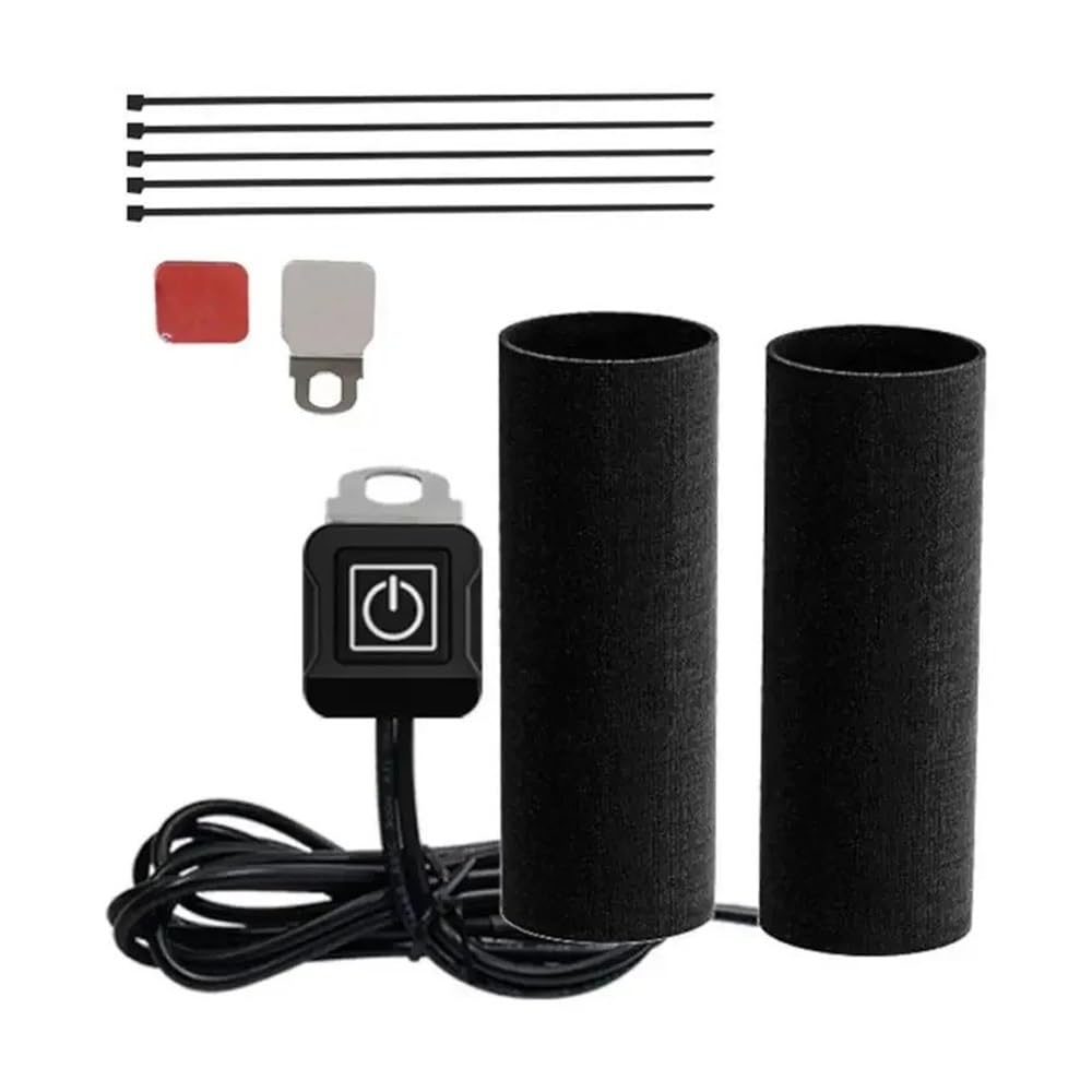 Manubrio Riscaldato Invernale Per Motocicletta, 12 V, Con Controllo Intelligente Del Manubrio Riscaldato A 3 Marce Per Motocicletta Handlebar manopoles