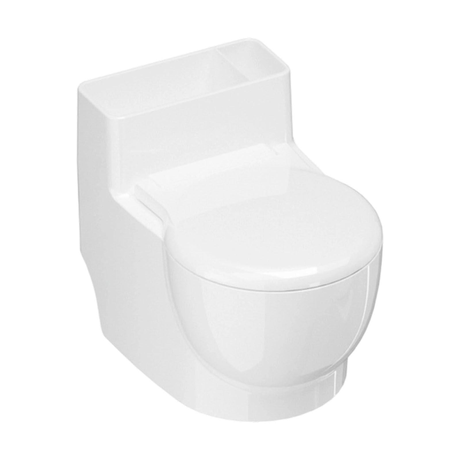 WEILWH Wall Mounted Ashtray with Dustproof Lid Creative Toilet Shape Design Large Capacity Ashes Container for Home Decors Wall Mounted Ashtray with Lid