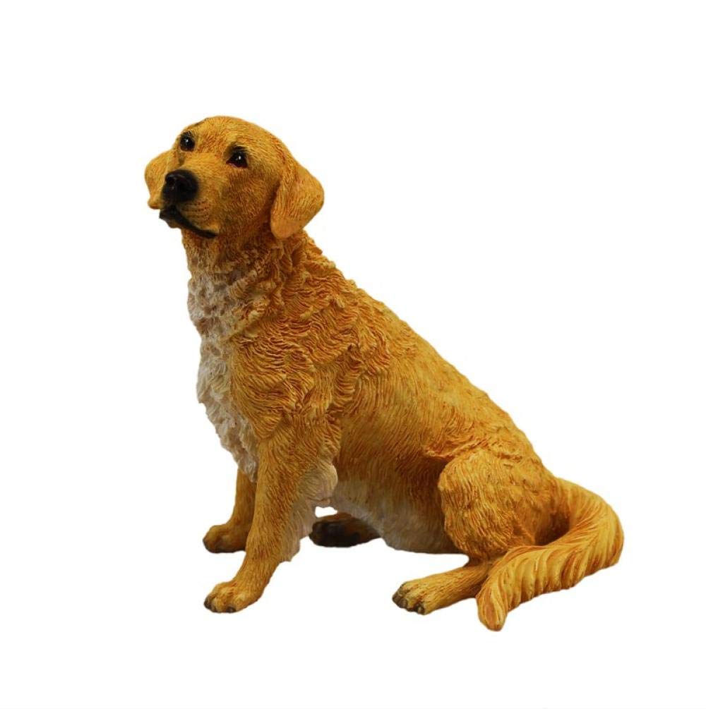 YNIYUJKL Statue Stunning Home Garden Ornament Sculpture Decoration ?Simulation Animal Model Car Decoration Crafts Dog Ornaments