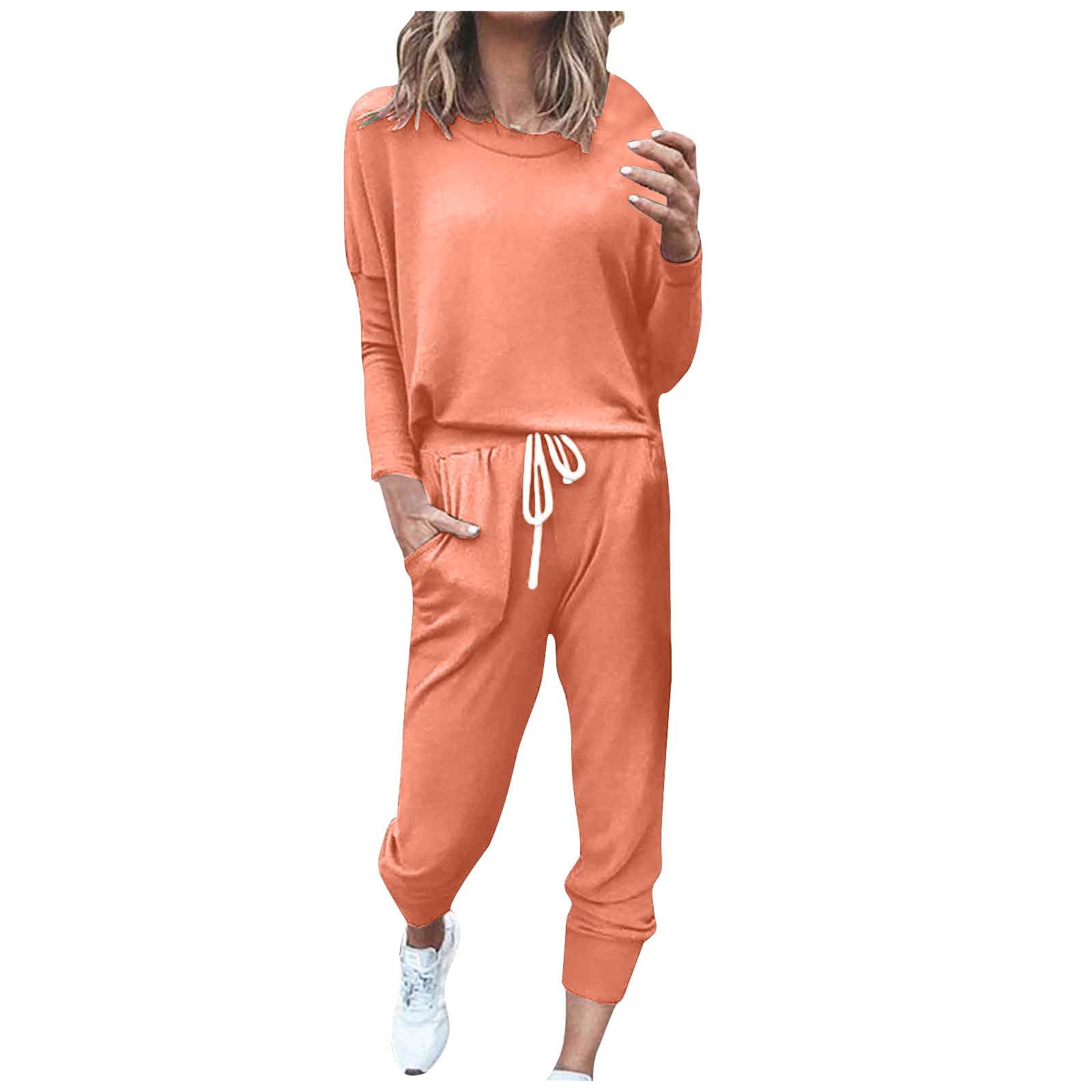 Tuta Sportiva Donna 2 Pezzi Con Zip E Pantaloni – Morbida Ed Elasticizzata, Per Primavera/Autunno, Con Tascine, Adatta Per Casa E Jogging