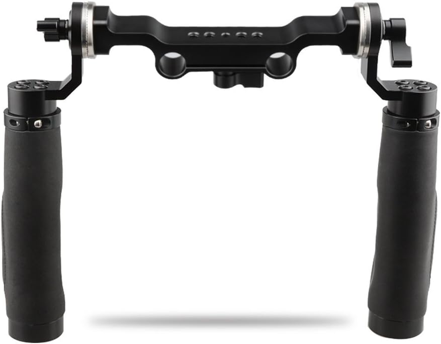 Exclusive Discount 🔥 CAMVATE Leather Handle 15mm Rod Shoulder Mount Rig with Rosette Standard Accessory for DSLR(Black,M6 Thread,31.8 mm) Exclusive Special CAMVATE Leather Handle 15mm Rod Shoulder Mount Rig with Rosette Standard Accessory for DSLR(Black,M6 Thread,31.8 mm)