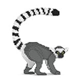 Lemur 01S | Animal Plastic Building Blocks | Age 14+