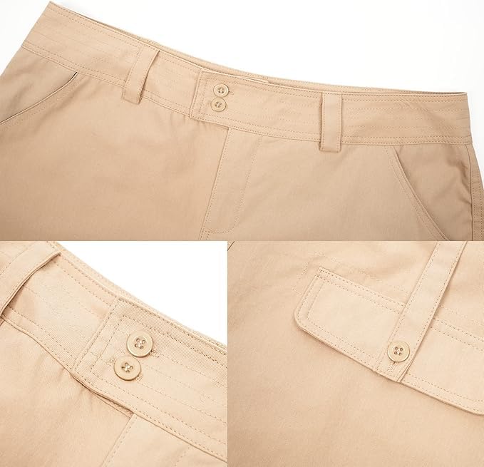 Women's Elastic High Waist Baggy Cargo Pants Tactical Wide Leg Jogger Trousers2