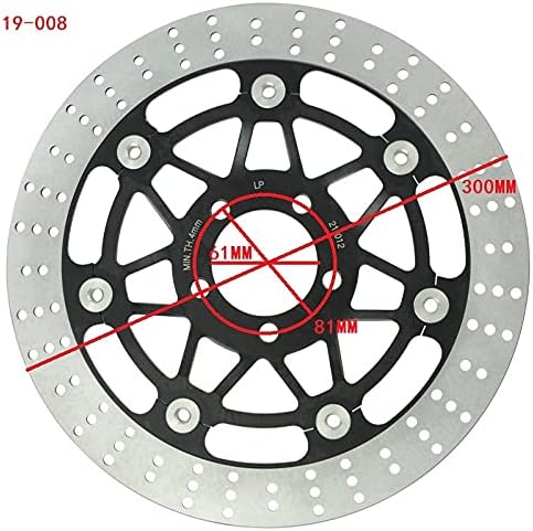 オートバイ左右ブレーキディスクローター カワサキZR400 1989 1990