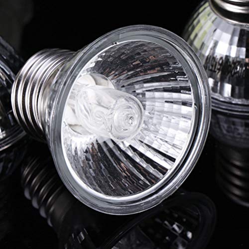 ULTECHNOVO Lâmpada de Réptil 75W Uvb + Uva3. 0 Lâmpadas Tartaruga Aquecendo-Se Ao Sol Réptil Lâmpada