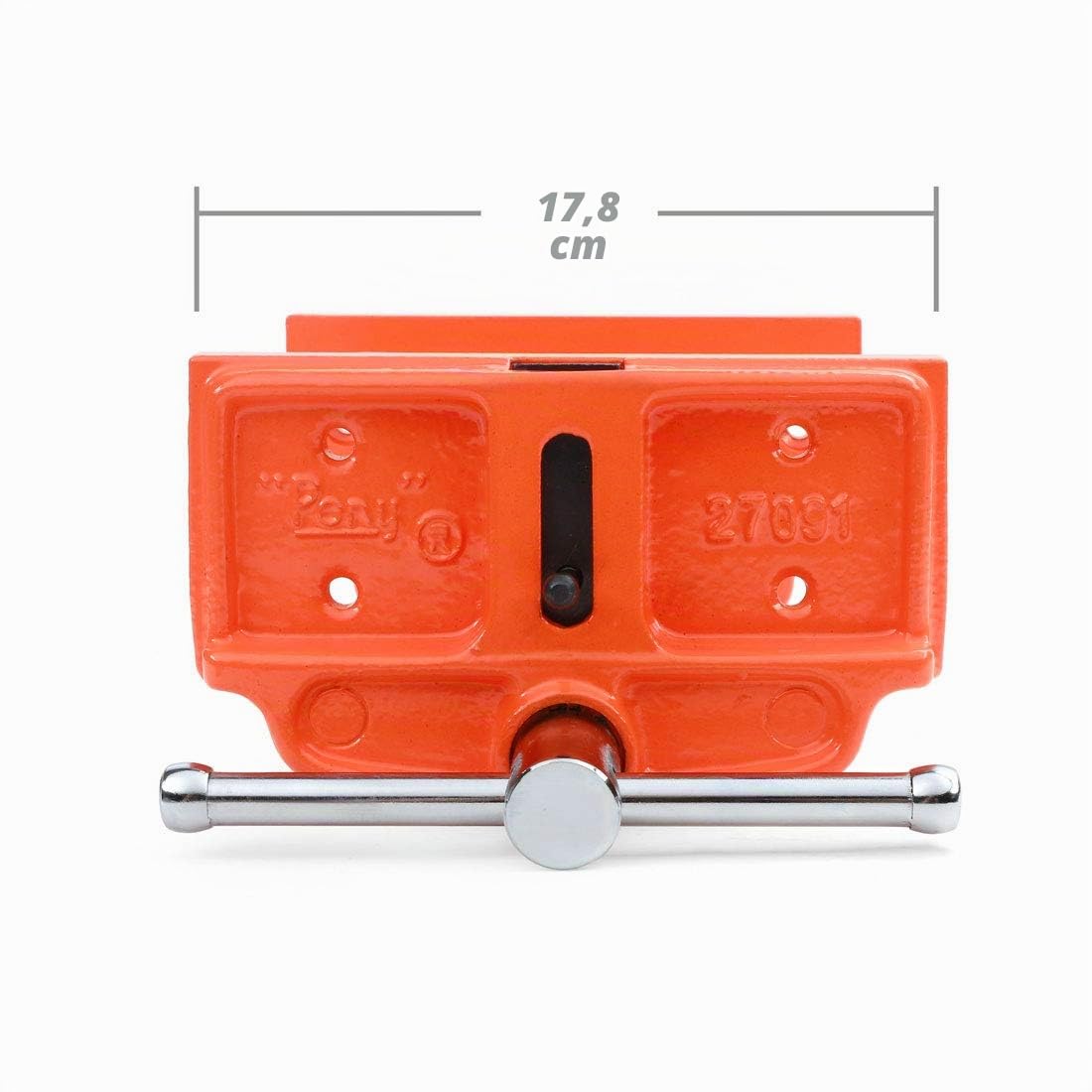 Pony POJ27091 - Tornillo de banco para carpintero, 23 cm, color naranja