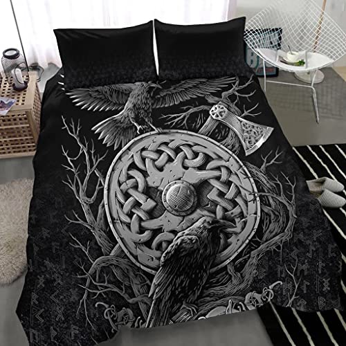 Housse de couette Viking celte noire, l'idée cadeau idéale pour les passionnés - 3