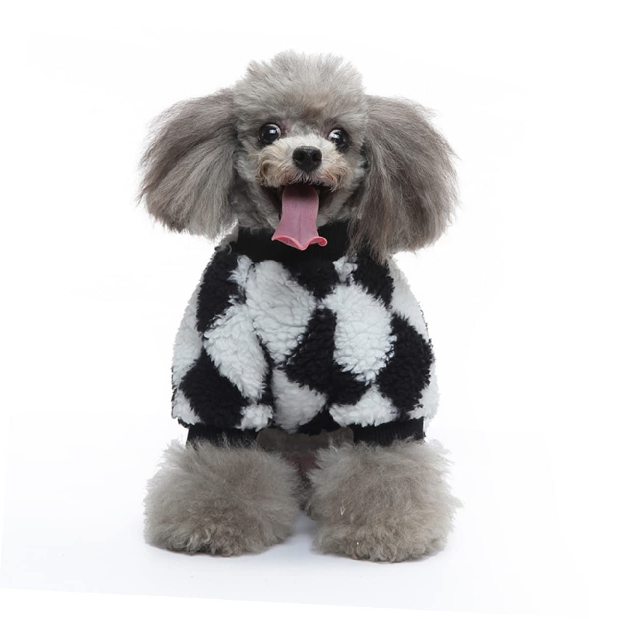 Sosoport 4pezzi Costume Per Cani Morbido e Confortevole Pigiama Pile Per Cuccioli Abbigliamento Da Casa Per Cani Adatto Per Feste e Occasioni Speciali