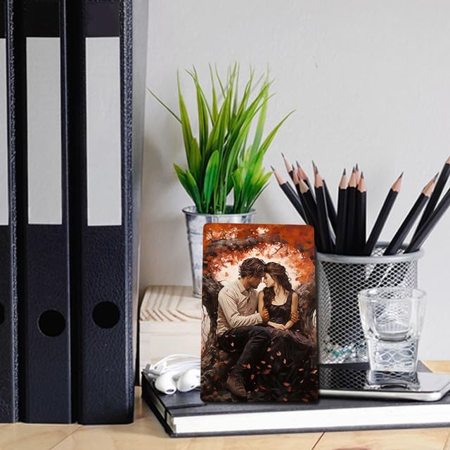 Miniatura 5 de Lefangovs Tarjeta de felicitación de amor de madera para el día de San Valentín, árbol del amor, aniversario, cumpleaños, bodas, tarjeta de idea de