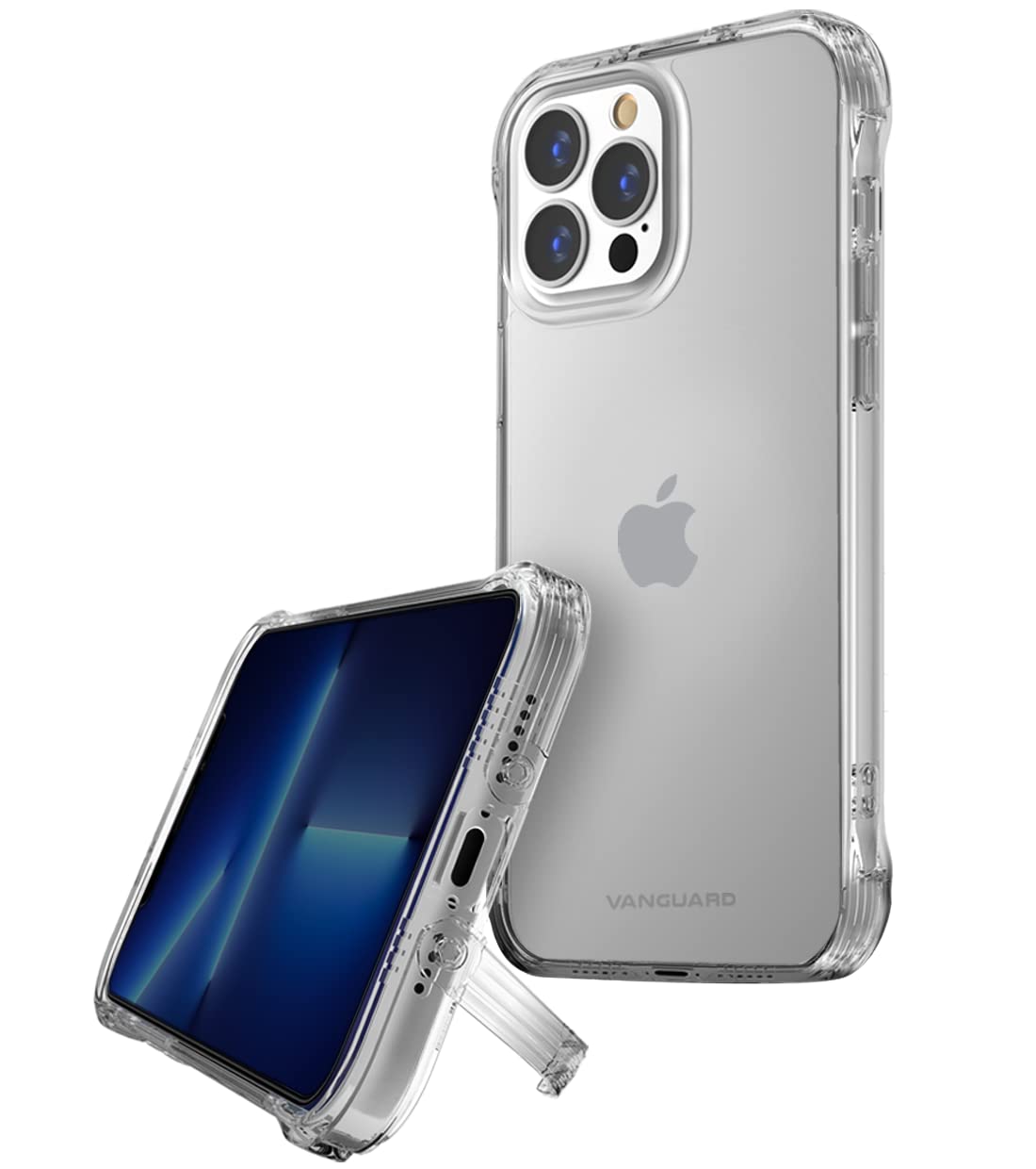 Viva Media Vanguard Shield Maximus + Tpu Hybrid Case For Iphone 13 Pro (6.1") - Clear