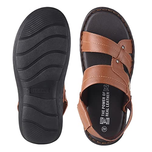 Image of Red Chief Genuine Leather Formal Slip-On Sandal for Men | RC3908