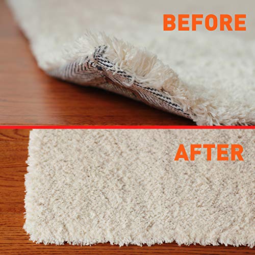 BOWERBIRD Rug Grippers - Anti Curling and Non Slip Rug Gripper. Flatten Rug Corners, Stop Sliding - Ideal Alternative to Rug Pad, Carpet Tape and Rug Tape for Hard Floors - Thumbnail 4