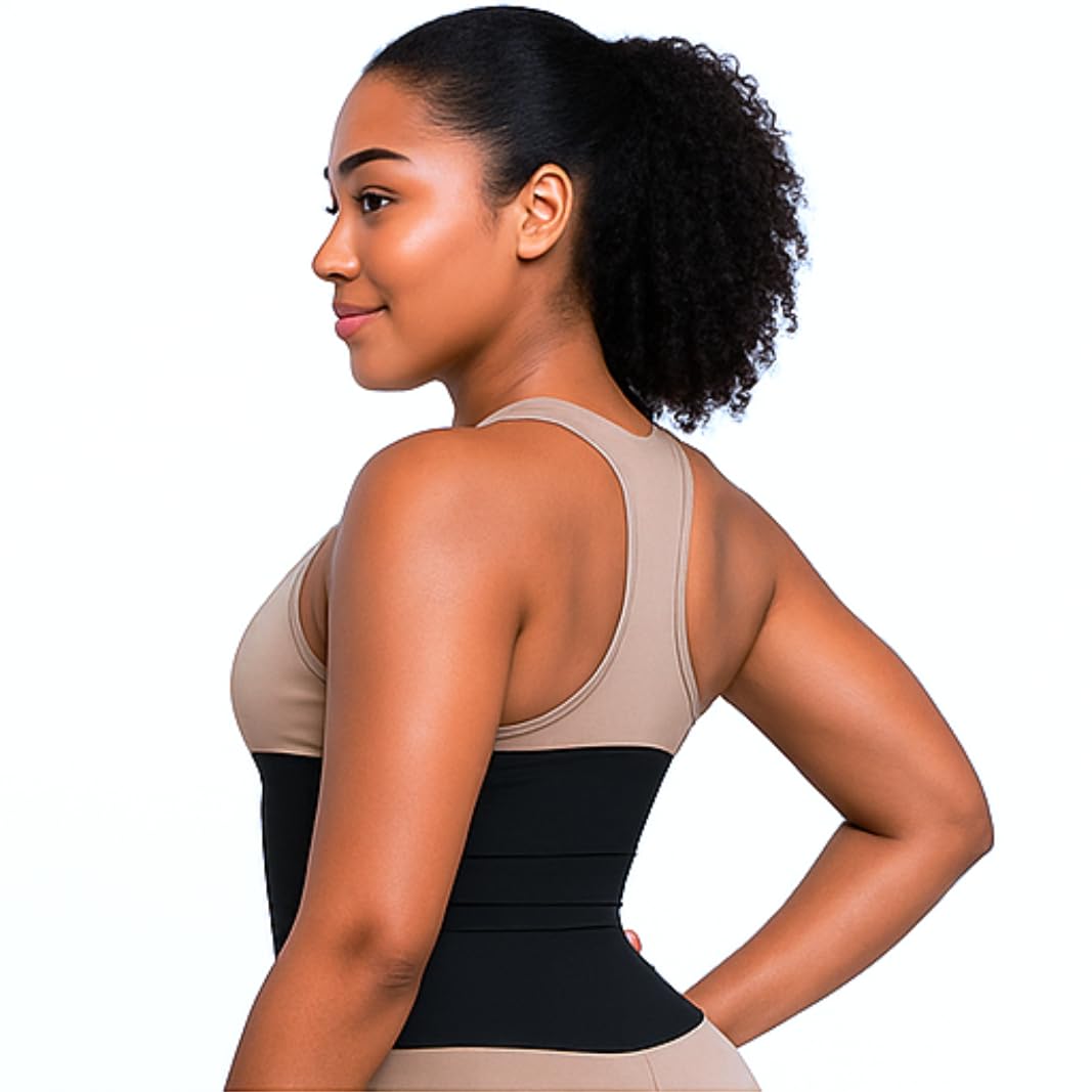 Sifoz Free Size Slim Belt For Women Belly Fat Elastic Waist Shaper For Weight and Flat Belly Tummy Reduction Belt For After Delivery Slimming Tummy Fat Waist Shape Wear And Hips Trainer Slim Stomach - Image 2 thumbnail
