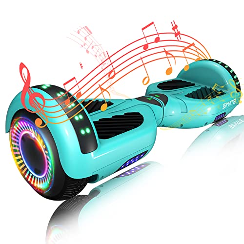 Image of SIMATE Hoverboard, Bluetooth All Terrain Hover Boards with LED Lights and APP Control, Gifts for Kids Adults Girls Boys, for All Ages