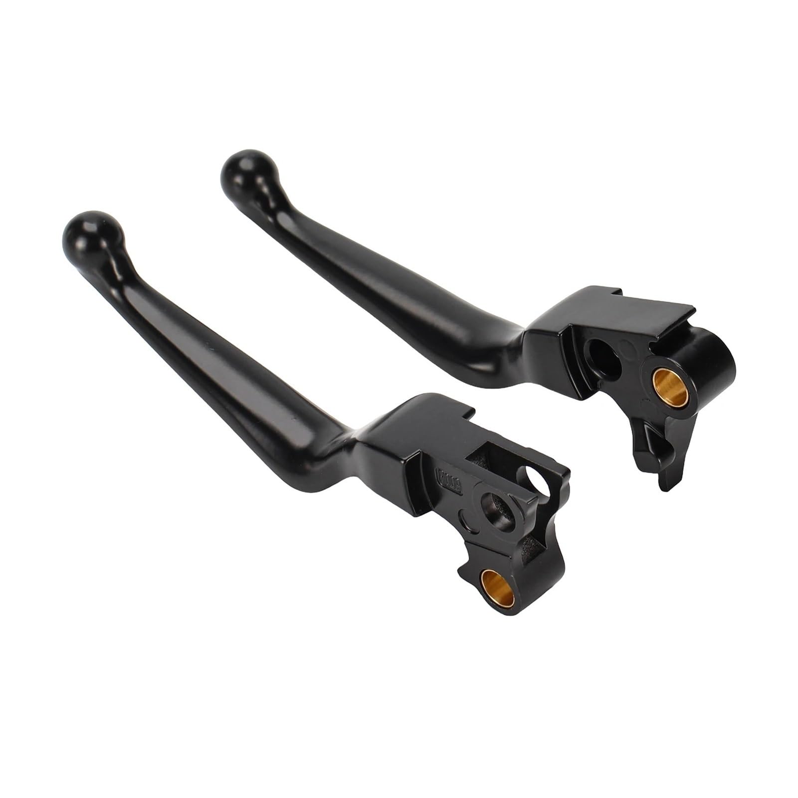 Generisch Kupplungshebel für Motorräder Brems Kupplungshebel für Harley-für Davidson für Touring für Road King, Street Glide Softail für Sportster Fat Bob Dyna(Chrome)