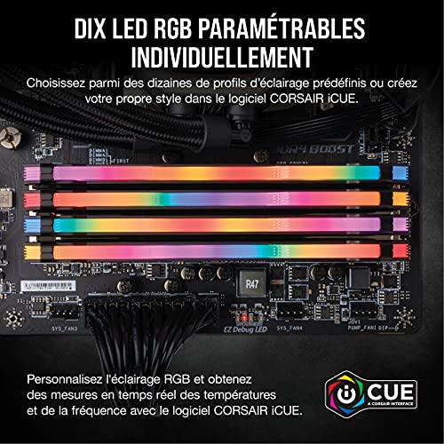Corsair Vengeance RGB Pro CMW32GX4M4D3600C18 module de mémoire 4 x 8 Go DDR4 3600 MHz Neuf - vue 7