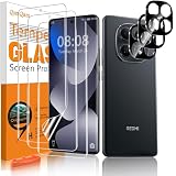 QsmQam Schutzfolie für Xiaomi Redmi Note 15 5G/4G, 3 Stück Flexible TPU-Folie & 3 Stück Kameraschutz, HD Bildschirmschutz Folie, Anti-Kratzer, Bläschenfrei